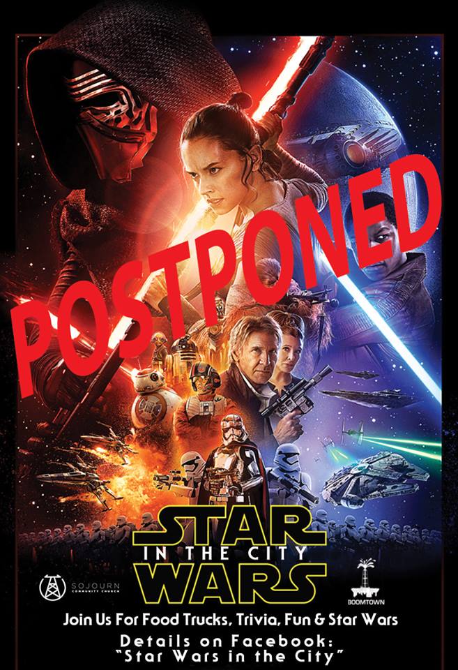 starwarsinthecitypostponed