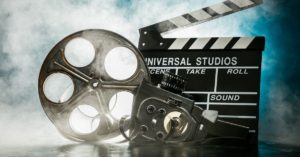 Film reel and slate